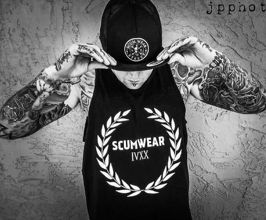 Black Mens "Caddy" Tank Tops
